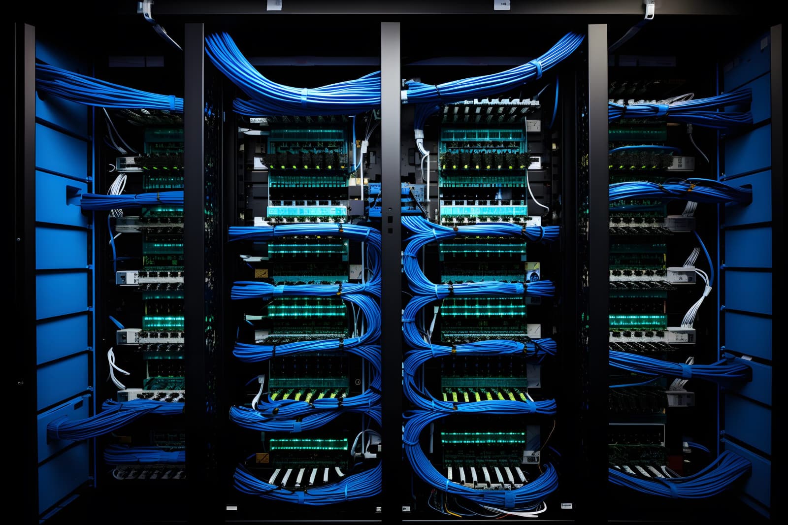 Structured cabling pathways in a data center